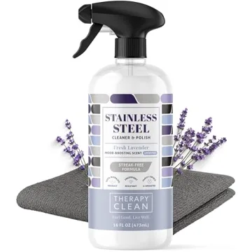 Therapy Stainless Steel Cleaner and Polish - Eco-Friendly Lavender Scent