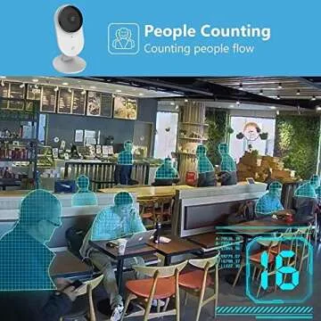 YI 1080p Home Camera with 2-Way Audio and 9m IR Range, 2 Pack, White