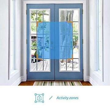 YI 1080p Home Camera with 2-Way Audio and 9m IR Range, 2 Pack, White