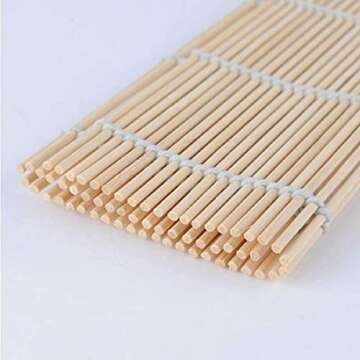 JapanBargain 1574 Sushi Roller Bamboo Sushi Rolling Mat Maker 10.5 inch Square, 1 Pack