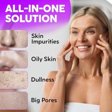 Charcoal Face Mask Peel Off for Women, Men - Blackhead Remover Mask - Charcoal Peel Off Face Mask Sk...