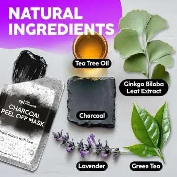 Charcoal Face Mask Peel Off for Women, Men - Blackhead Remover Mask - Charcoal Peel Off Face Mask Skin Care - Korean Skin Care Mask - Black Head Remover for Face - Deep Pore Mask - Face Masks Skincare