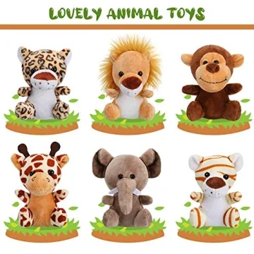 Sumind 12pc Mini Stuffed Forest Animals for Kids