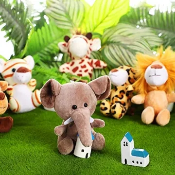 Sumind 12pc Mini Stuffed Forest Animals for Kids