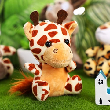 Sumind 12pc Mini Stuffed Forest Animals for Kids