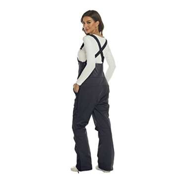 Yousify Womens Snow Bibs Insulated Waterproof Ski Bibs Overalls Winter Outdoor Snow Pants