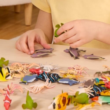 Affordable 60 Piece Tropical Sea Animals Set for Kids