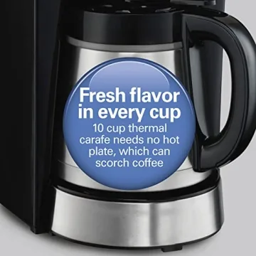 Hamilton Beach Coffee Maker with 10 Cup Thermal Carafe