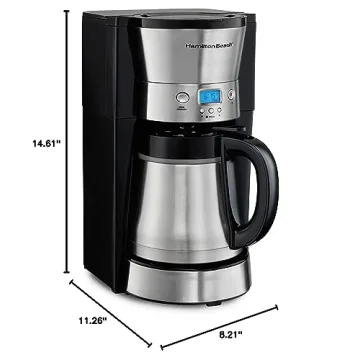 Hamilton Beach Coffee Maker with 10 Cup Thermal Carafe