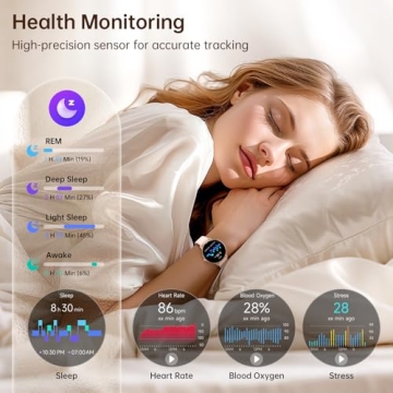 Stylish 1.27" AMOLED Smart Watch for Women with Health Tracking