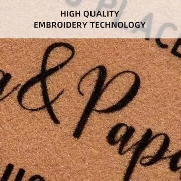 PLUJOYS Christmas Nana Gifts for Grandma,Grandma Nana Gifts,Gifts for Grandparents,Nana Papa Gifts,Christmas Gigi Mimi Gifts from Granddaughter Grandson Grankids,Doormats Home Decor