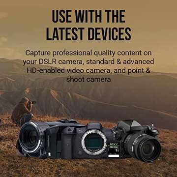 PNY 256GB PRO Elite SDXC Card - High-Speed 4K UHD Performance