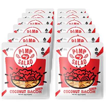 PIMP MY SALAD Coconut Bacon Substitute - Vegan & Keto Friendly