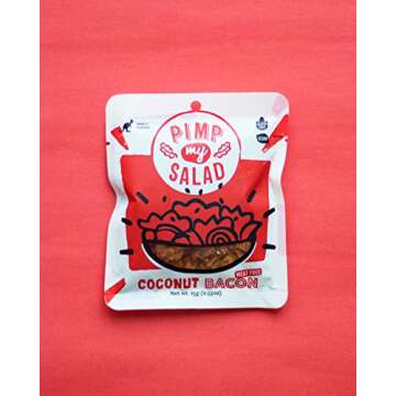 PIMP MY SALAD Coconut Bacon Substitute - Vegan & Keto Friendly