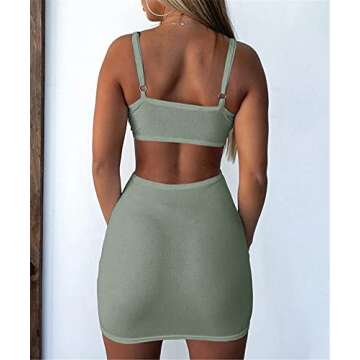 Sheavivy Women’s Sexy Bodycon Mini Dress for Parties