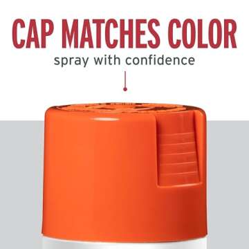 Durable Rust-Oleum Stops Rust Spray Paint Gloss Orange