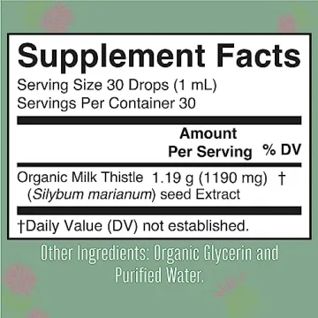 Mary Ruth's Organic Milk Thistle Liquid Extract - 1 FZ