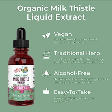 Mary Ruth's Organic Milk Thistle Liquid Extract - 1 FZ