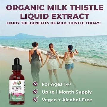 Mary Ruth's Organic Milk Thistle Liquid Extract - 1 FZ