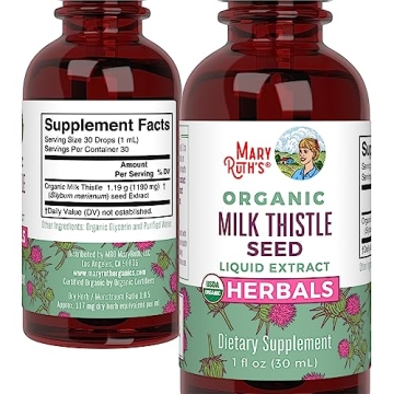 Mary Ruth's Organic Milk Thistle Liquid Extract - 1 FZ