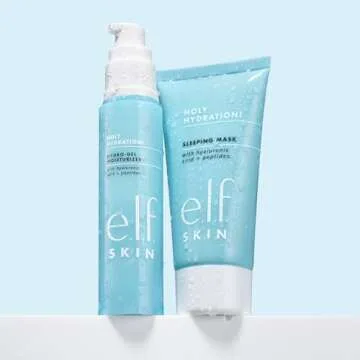 e.l.f. Holy Hydration! Sleep Mask, Ultra-Hydrating Dual-Use Face Mask, Replenishes & Nourishes Dry Skin for a Plumped Up Complexion, 2.7 Fl Oz (80mL)