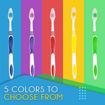 EcoFox 25 Pack Bulk Toothbrush Set for Everyone