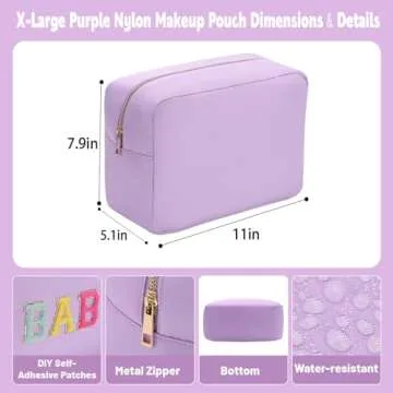 YogoRun Large XL Makeup Organizer Travel Bag for Women