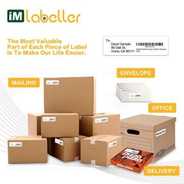 Affordable iMlabeller 30252 Mailing Labels for DYMO Printers