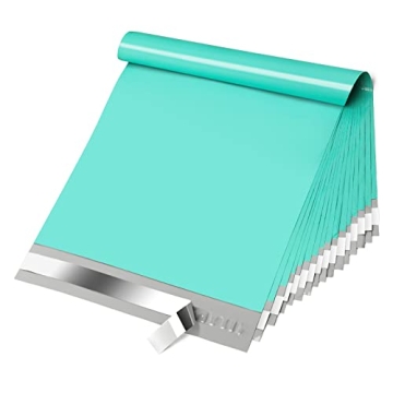 Fuxury 10x13 Teal Poly Mailers for Stylish Shipping