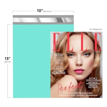 Fuxury 10x13 Teal Poly Mailers for Stylish Shipping