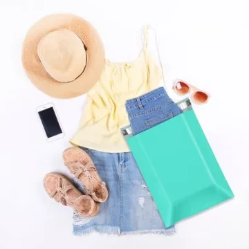 Fuxury 10x13 Teal Poly Mailers for Stylish Shipping