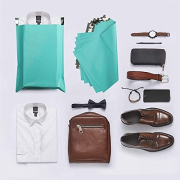 Fuxury 10x13 Teal Poly Mailers for Stylish Shipping