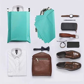 Fuxury 10x13 Teal Poly Mailers for Stylish Shipping