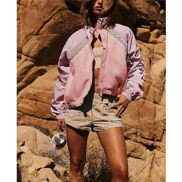 Aimiray Women's Stylish Winter Fleece Jacket with Pockets