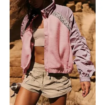 Aimiray Women's Stylish Winter Fleece Jacket with Pockets