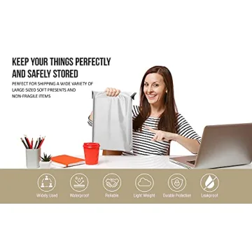 iMBAPrice Poly Mailers - Durable Shipping Envelopes, Pack of 100