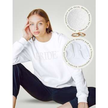 Bride Sweatshirt - Perfect Engagement Gift for Women
