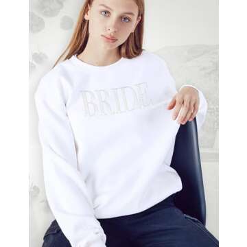 Life Plus Bride Sweatshirt for Engagement Gifts