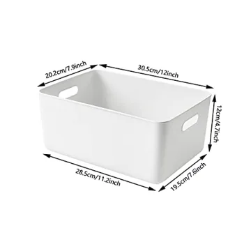 Versatile ZOAJU Plastic Basket Set for Home Organization
