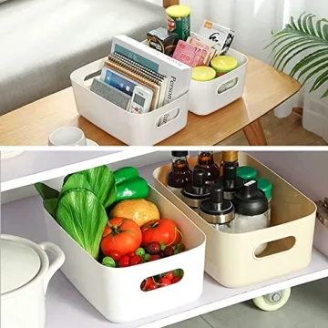 Versatile ZOAJU Plastic Basket Set for Home Organization
