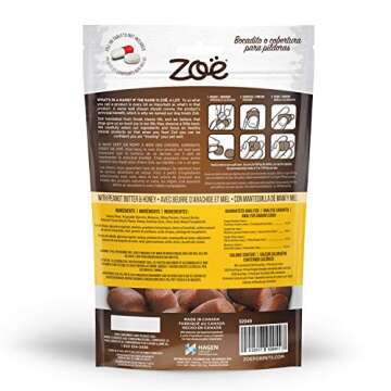 Zoe Zoë Pill Pops for Dogs, Healthy Dog Treats, All Natural Dog Treats to Hide Medication, Peanut B...