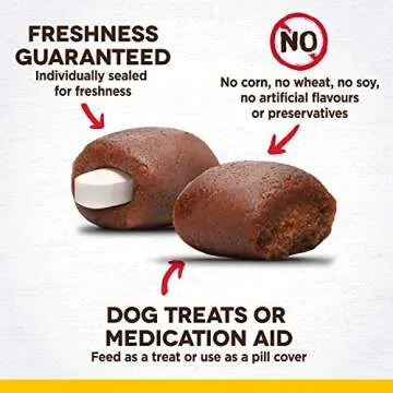 Zoe Zoë Pill Pops for Dogs, Healthy Dog Treats, All Natural Dog Treats to Hide Medication, Peanut Butter with Honey Recipe, 3.5 oz