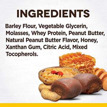 Zoe Zoë Pill Pops for Dogs, Healthy Dog Treats, All Natural Dog Treats to Hide Medication, Peanut Butter with Honey Recipe, 3.5 oz