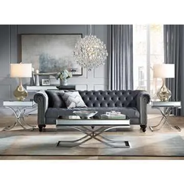 Bestier Crystal Chandelier for Dining Room and Living Room