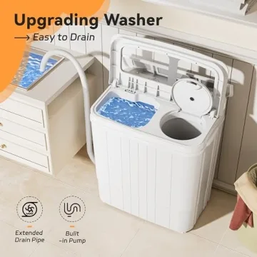 Portable Mini Washer & Dryer Combo for Apartment