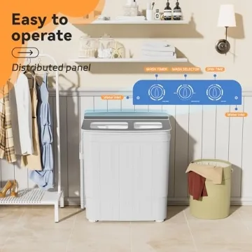Portable Mini Washer & Dryer Combo for Apartment
