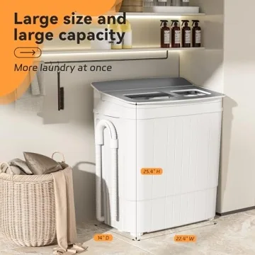 Portable Mini Washer & Dryer Combo for Apartment