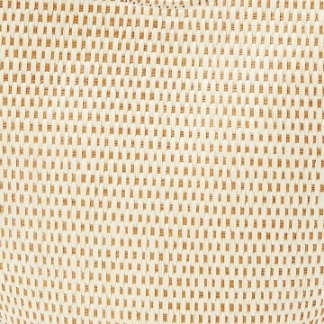 The Drop Women's Jade Straw Tote with Chain Strap, Cognac, one size