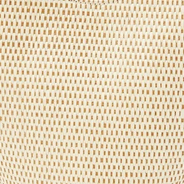 The Drop Women's Jade Straw Tote with Chain Strap, Cognac, one size