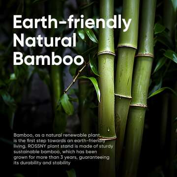 ROSSNY Tall Indoor Plant Stand for Stylish Display